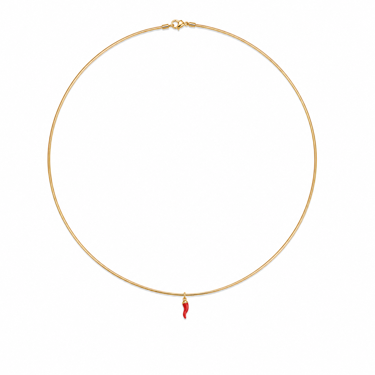 Red Corno Necklace