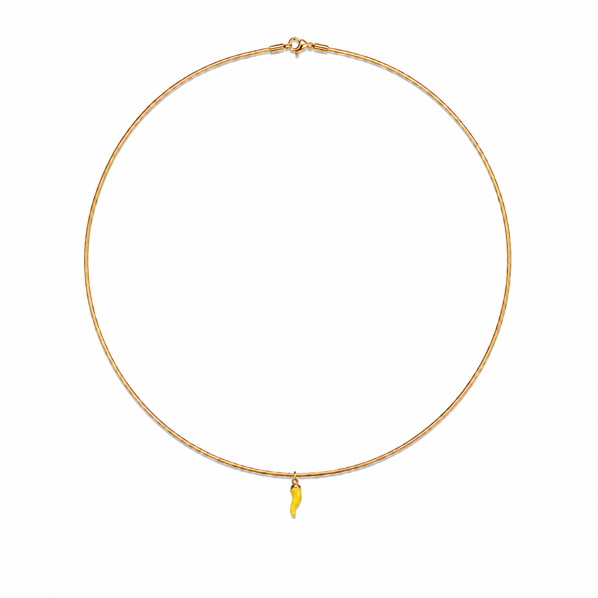 Yellow Corno Necklace